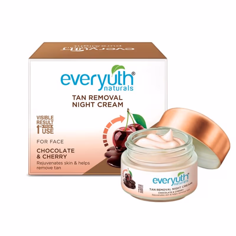Everyuth Naturals Pure & Light Tan Removal Night Cream (50g)