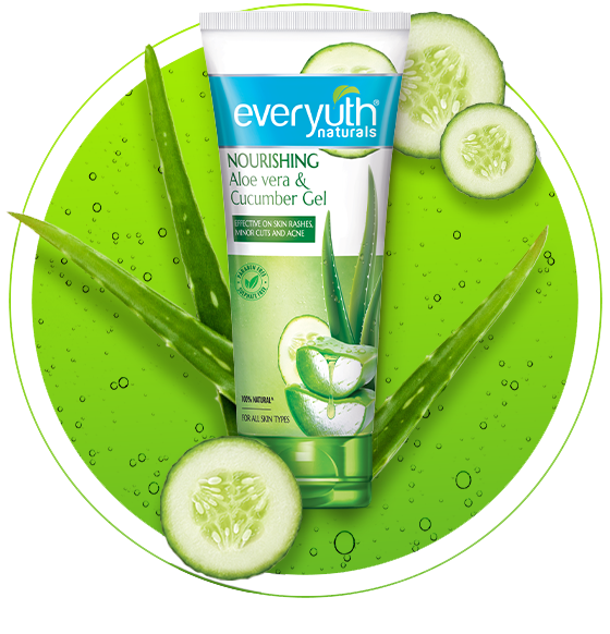 Everyuth Naturals Nourishing Aloe Vera & Vitamin E Face Gel (100g)