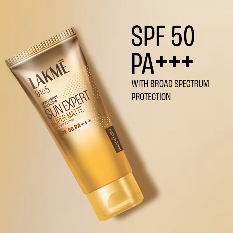 Lakmé Sun Expert Ultra Matte SPF 50 PA+++ Sunscreen Lotion (50ml)