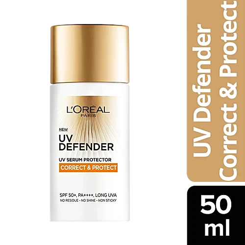 L'Oréal Paris UV Defender Serum Protector Sunscreen SPF 50+ PA++++ (50g)