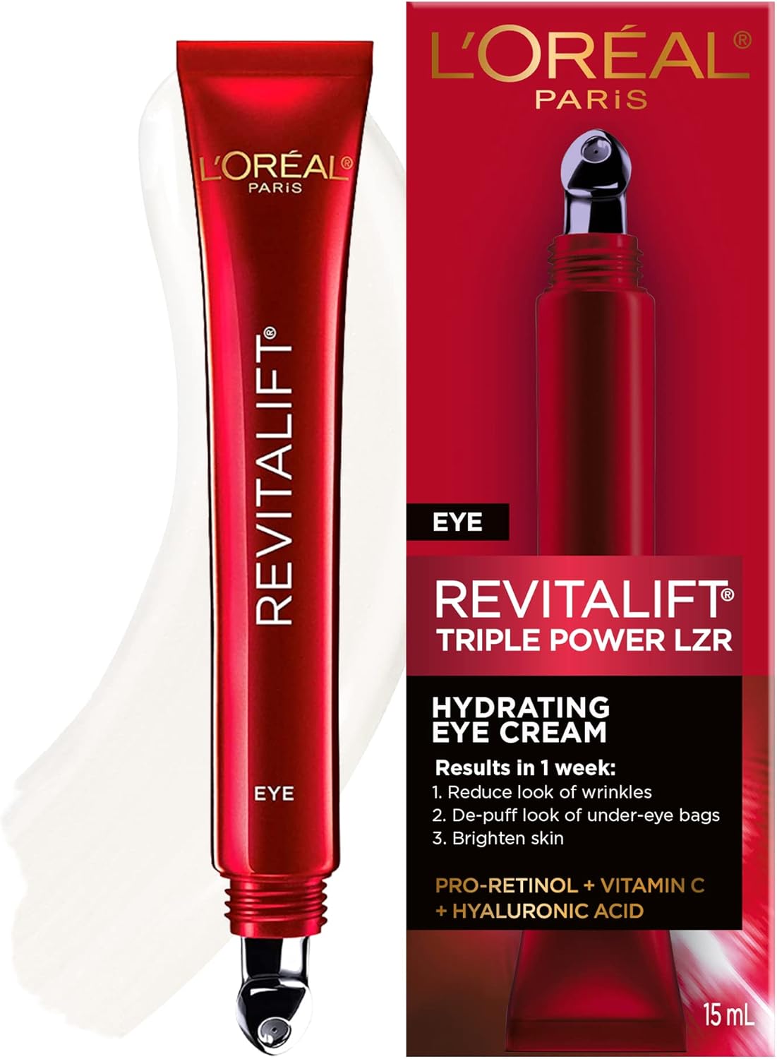 L'Oréal Paris Revitalift Eye Cream with Pro-Retinol A (15ml)