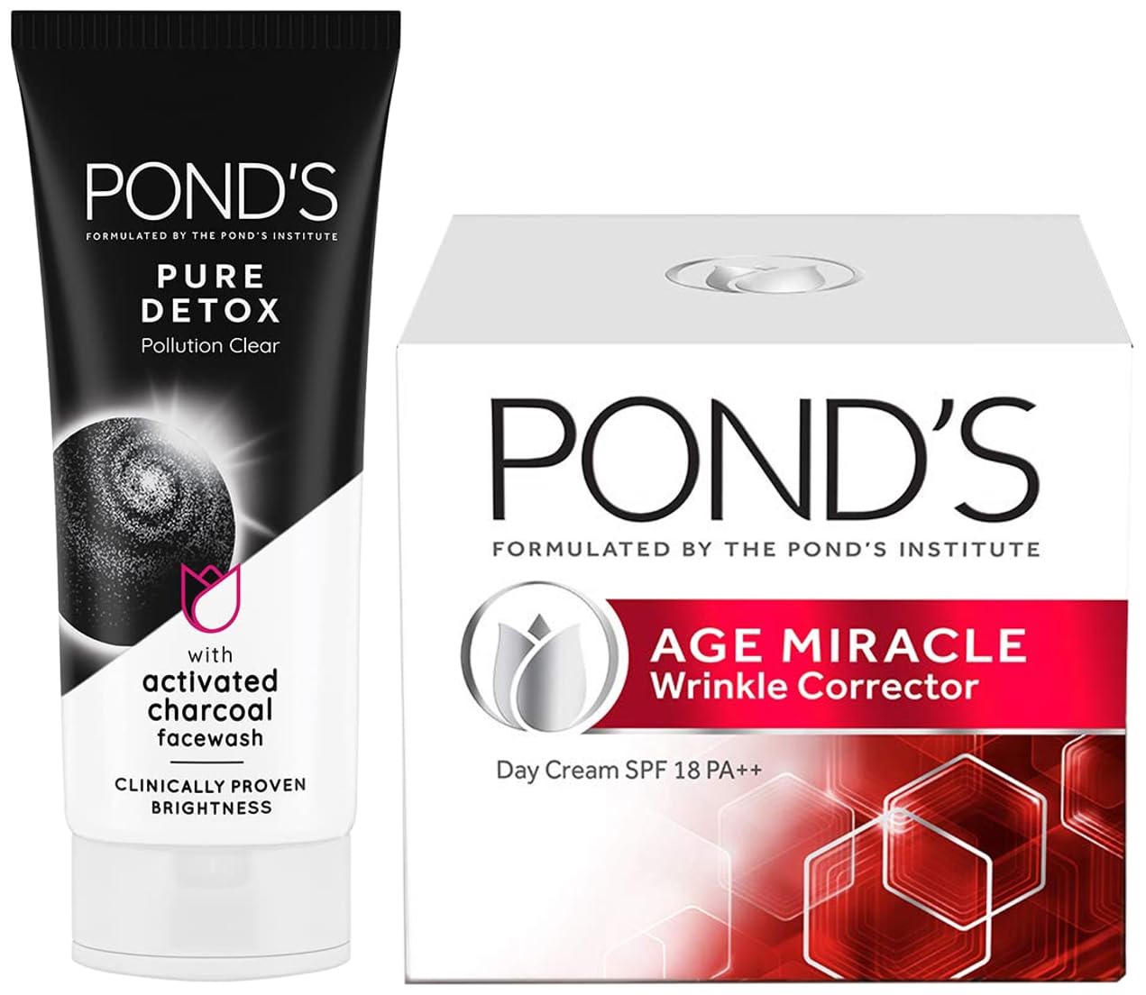 Pond's Anti-Pollution Face Wash with Activated Charcoal & Bamboo (100g)